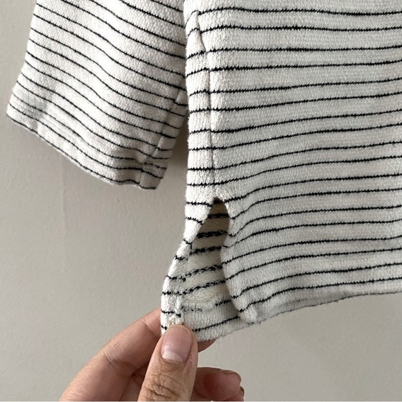 Madewell Striped Lace Up Top Size Small - Picture 8 of 8